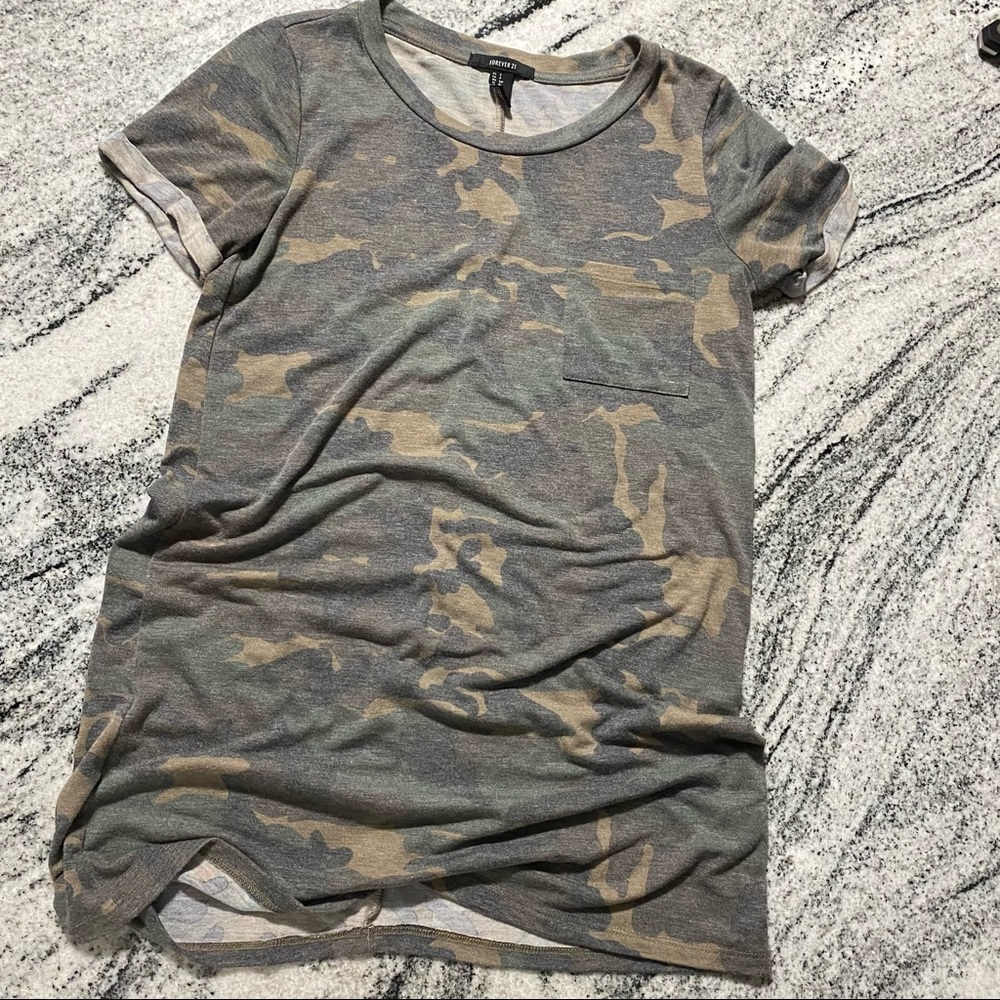 Camouflage T-Shirt Dress